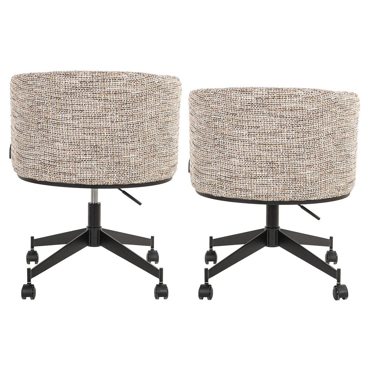 Draaistoel  Rochenne met wielen trendy nature (Be Trendy 01 Nature)