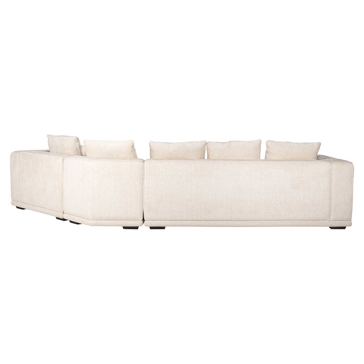 Sofa Lusso 4-seater beige chenille (Niagara 902 beige Chenille)
