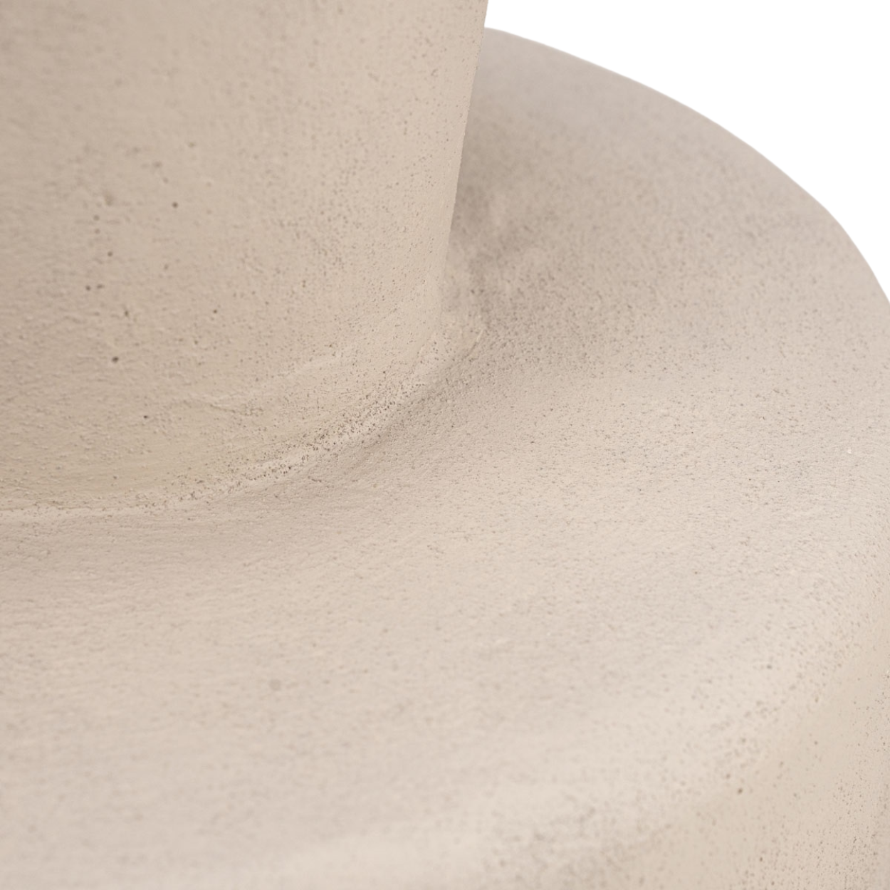 Vase/pot Tierra Estella 38x47 cm - White