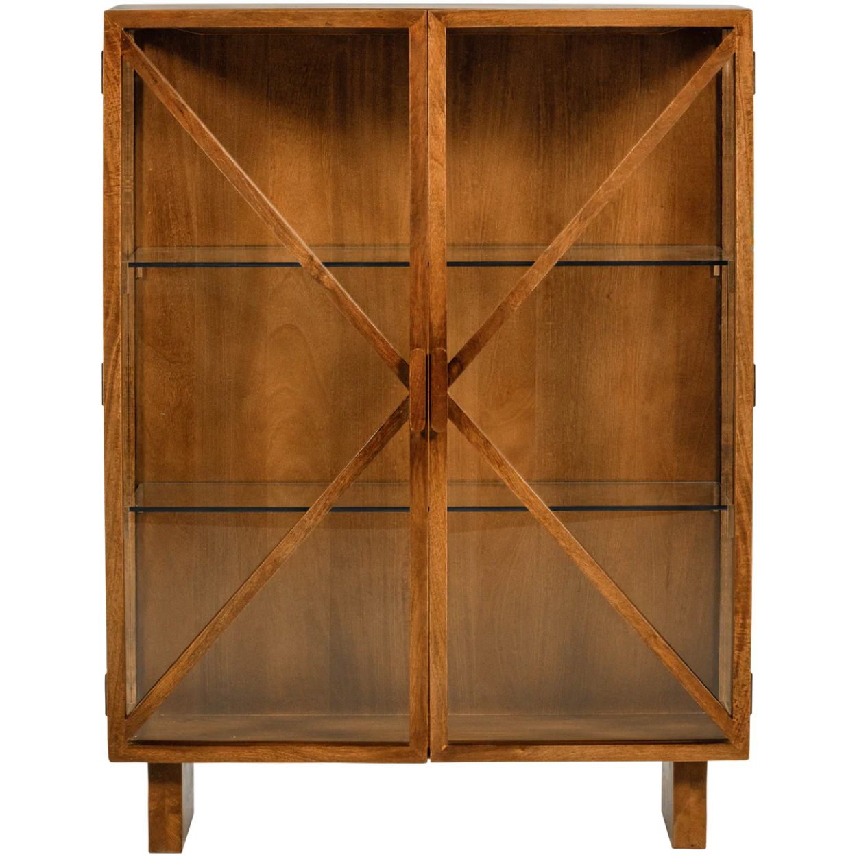 KELLA 2-DOOR CABINET MANGO WOOD NATURAL