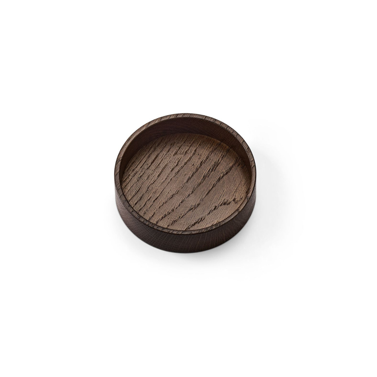 Opbergdoos Wood cirkel S Oak smoked