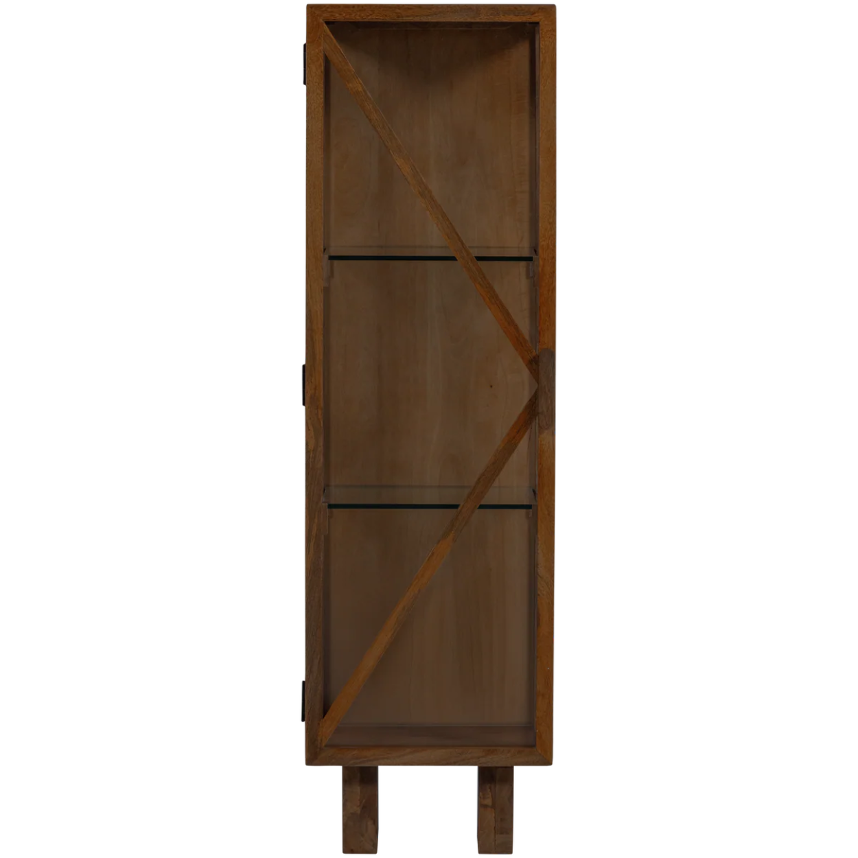 KELLA 1-DOOR CABINET MANGO WOOD BROWN