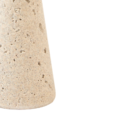 Kandelaar Malopi sand Ø9,5x25 cm