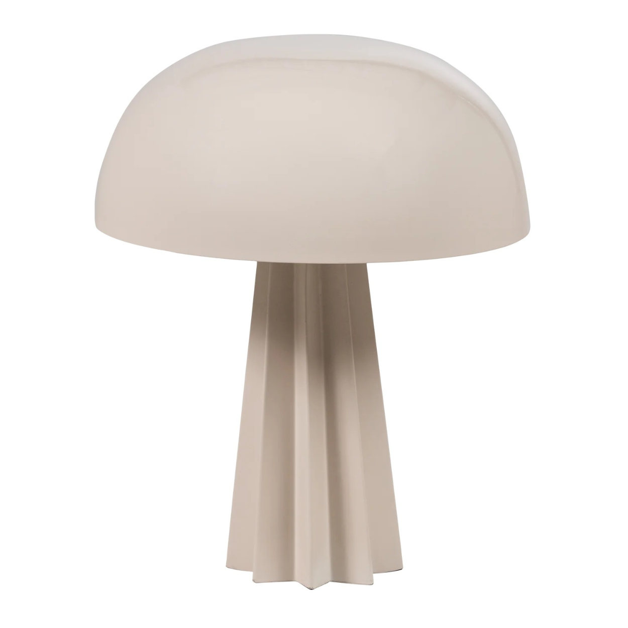 Virel tafellamp metaal hoogglans lichtgrijs