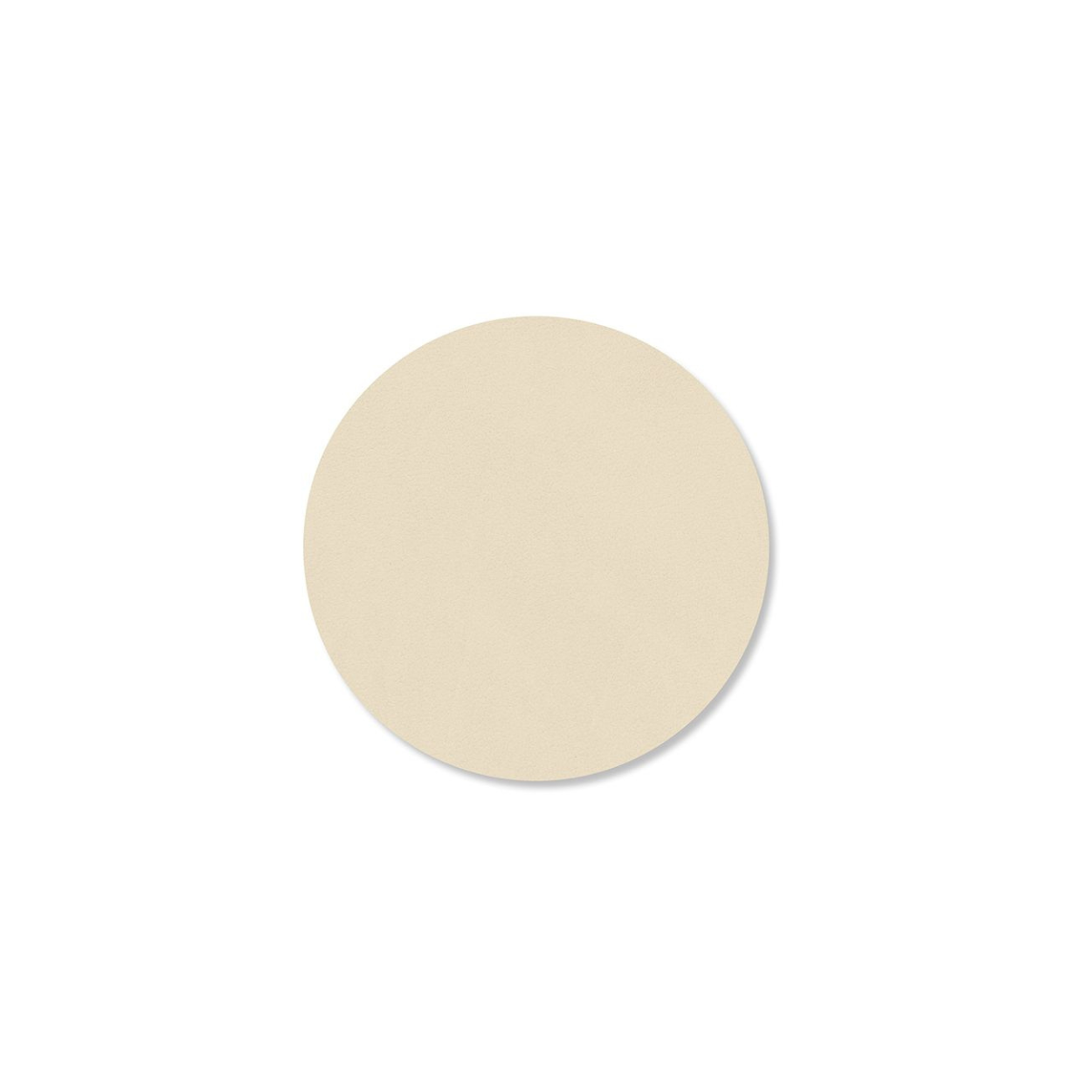 Onderzetter glass mat cirkel Vanilla