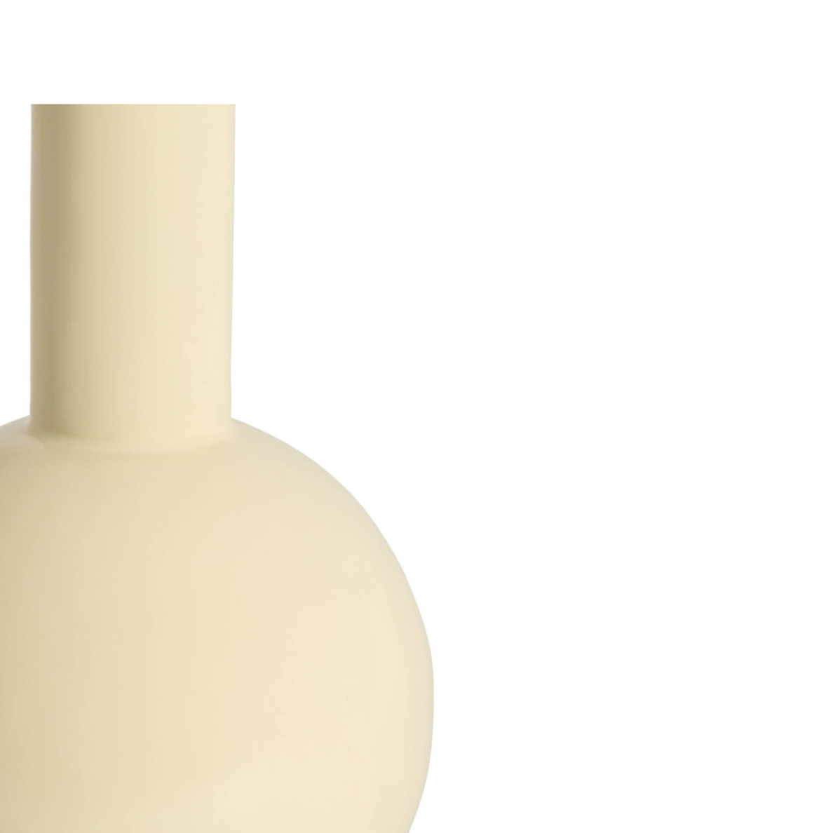 Lampenvoet Benao + kap Ø19,5x38,5 cm creme