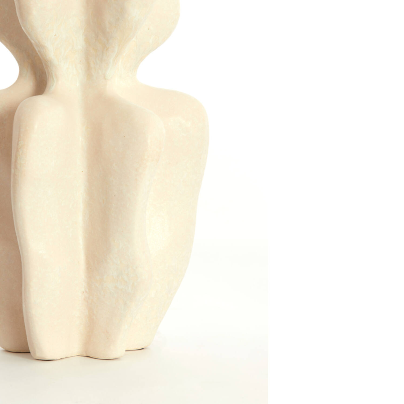 Vaas Nara 19x17x37 cm creme