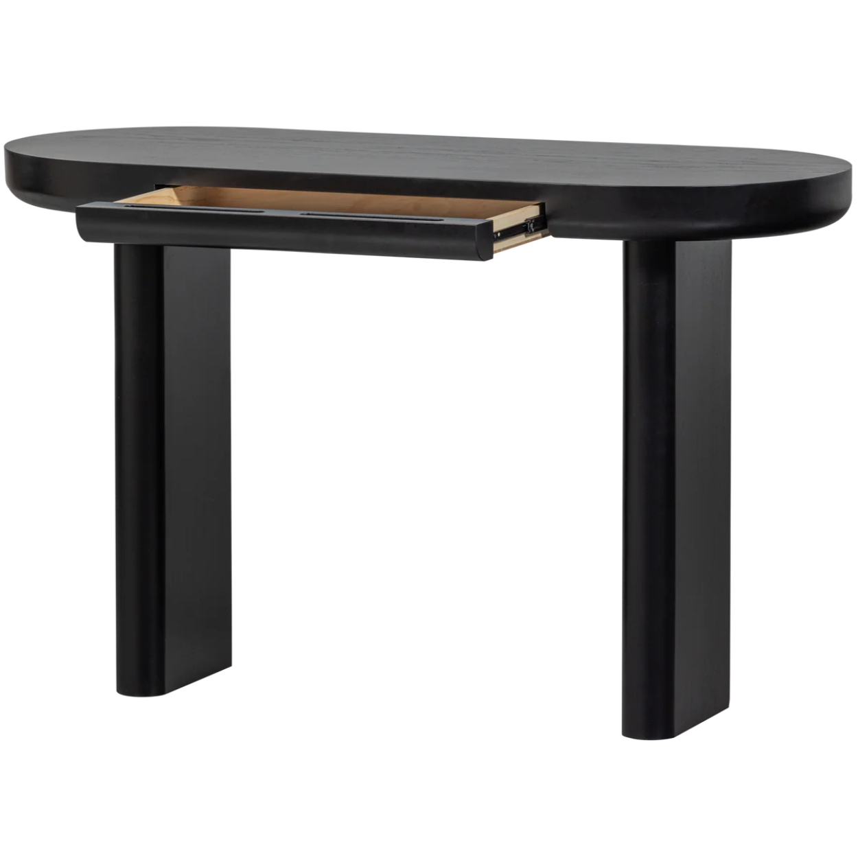MAEL DESK/SIDETABLE BLACK VENEER