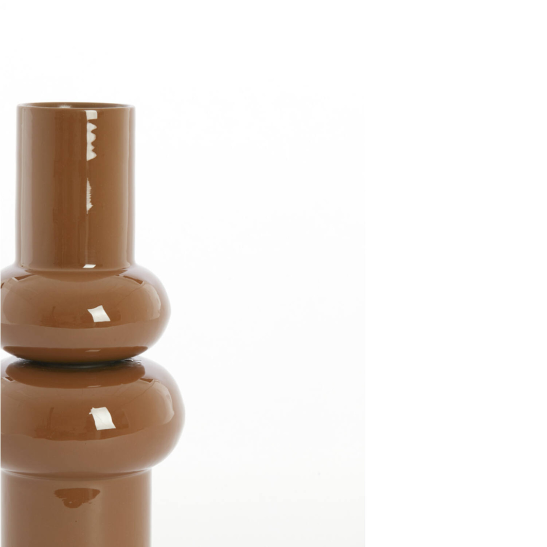 Vaas Irissa Ø15x36 cm Karamel