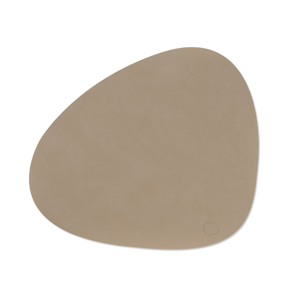 Placemat Curve L Clay brown