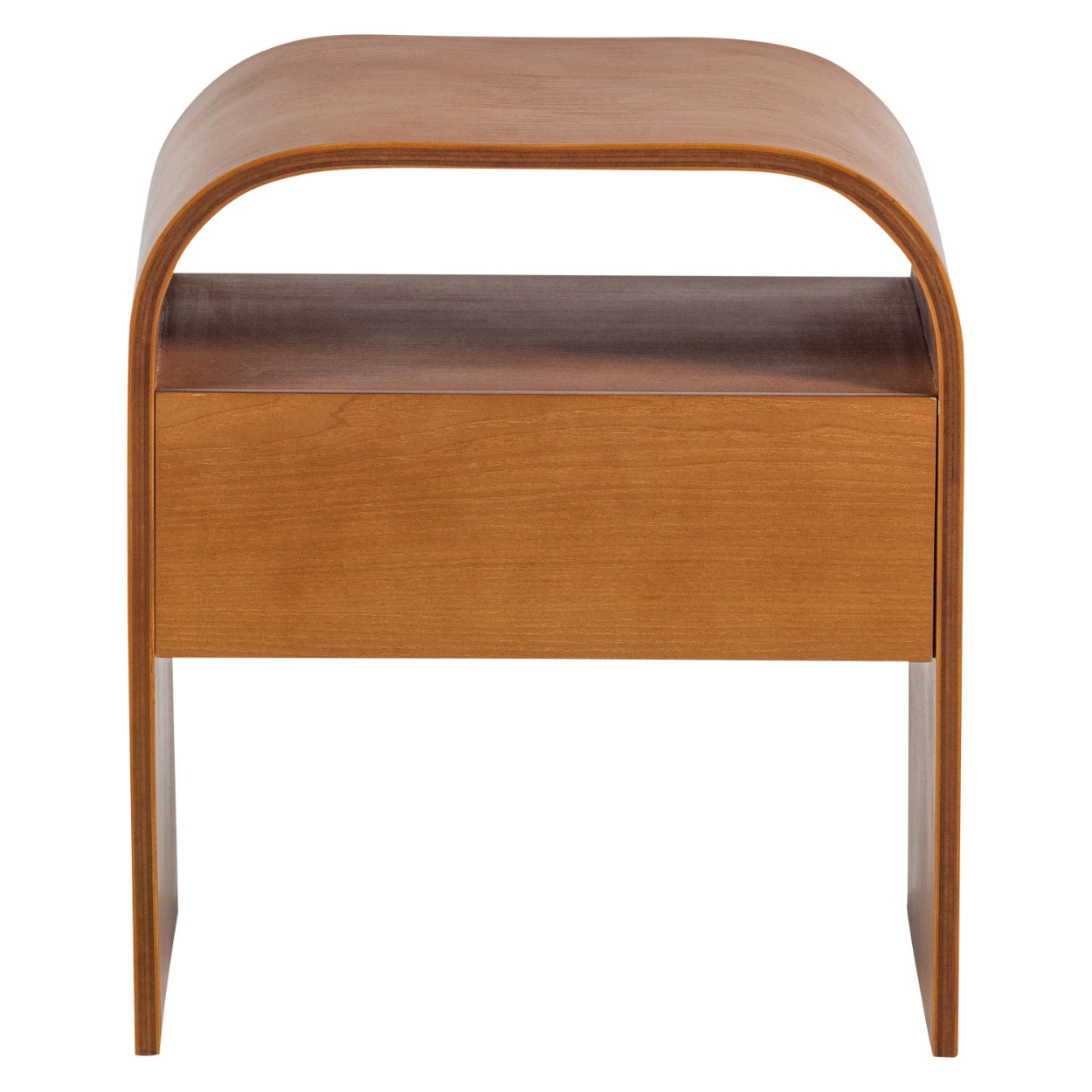 Momo nachtkastje/bijzettafel hout bruin