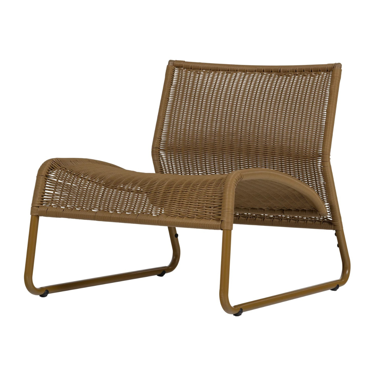 West tuin loungestoel honinggeel