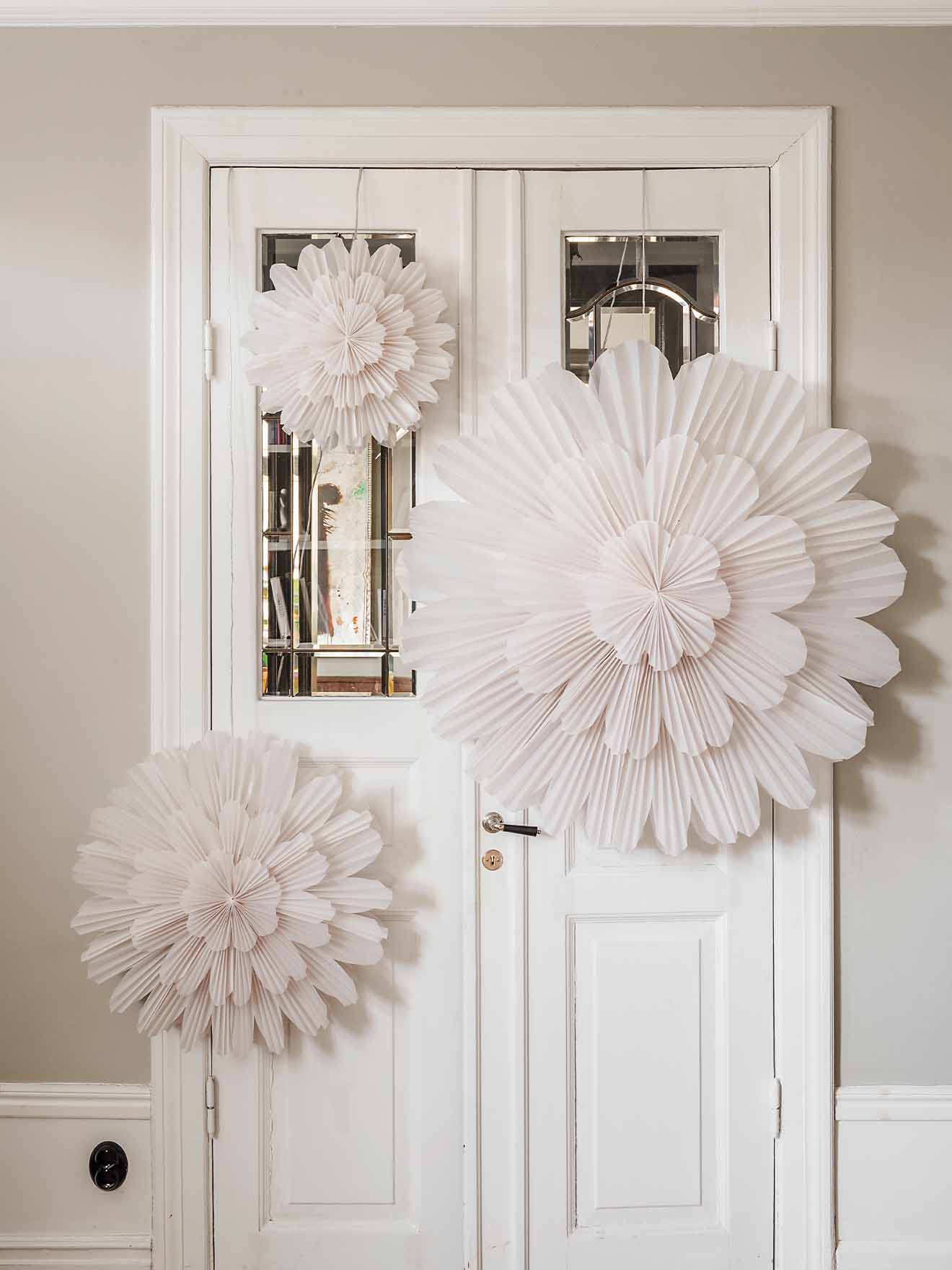 Snoblomma 100 Hanging Flower - White