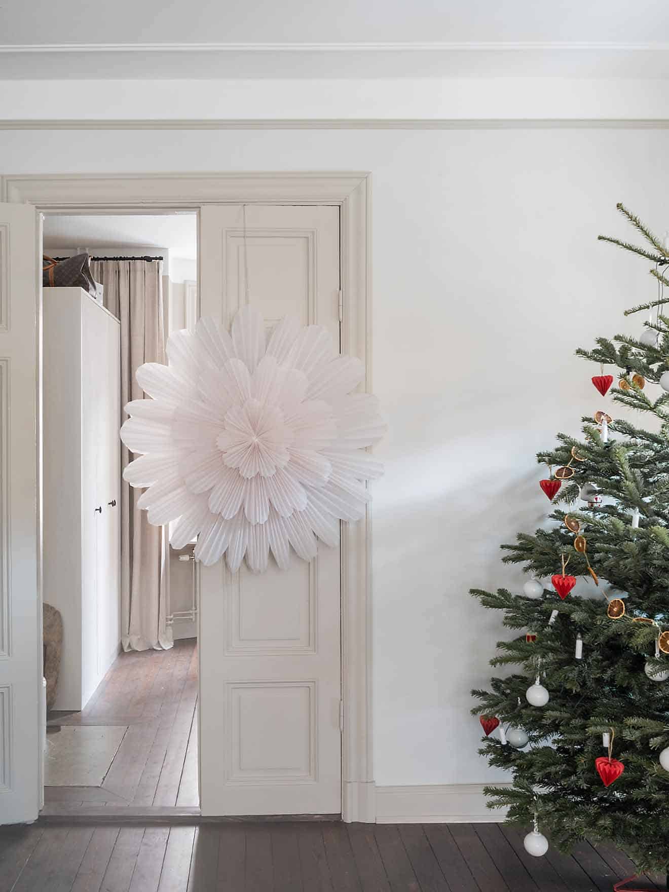 Snoblomma 100 Hanging Flower - White