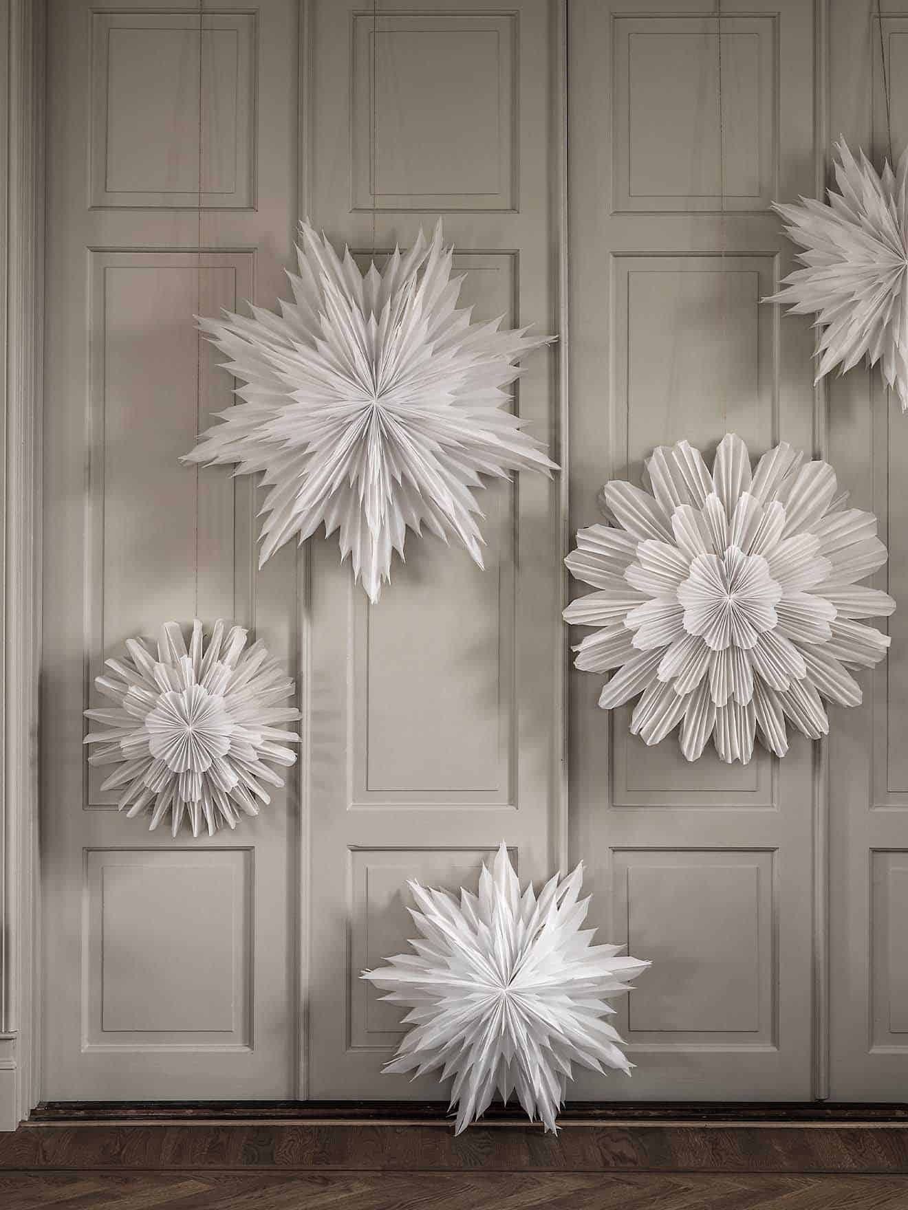 Snoblomma 68 hanging flower - white