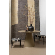 Jorre eettafel mdf militair bruin ø120 cm