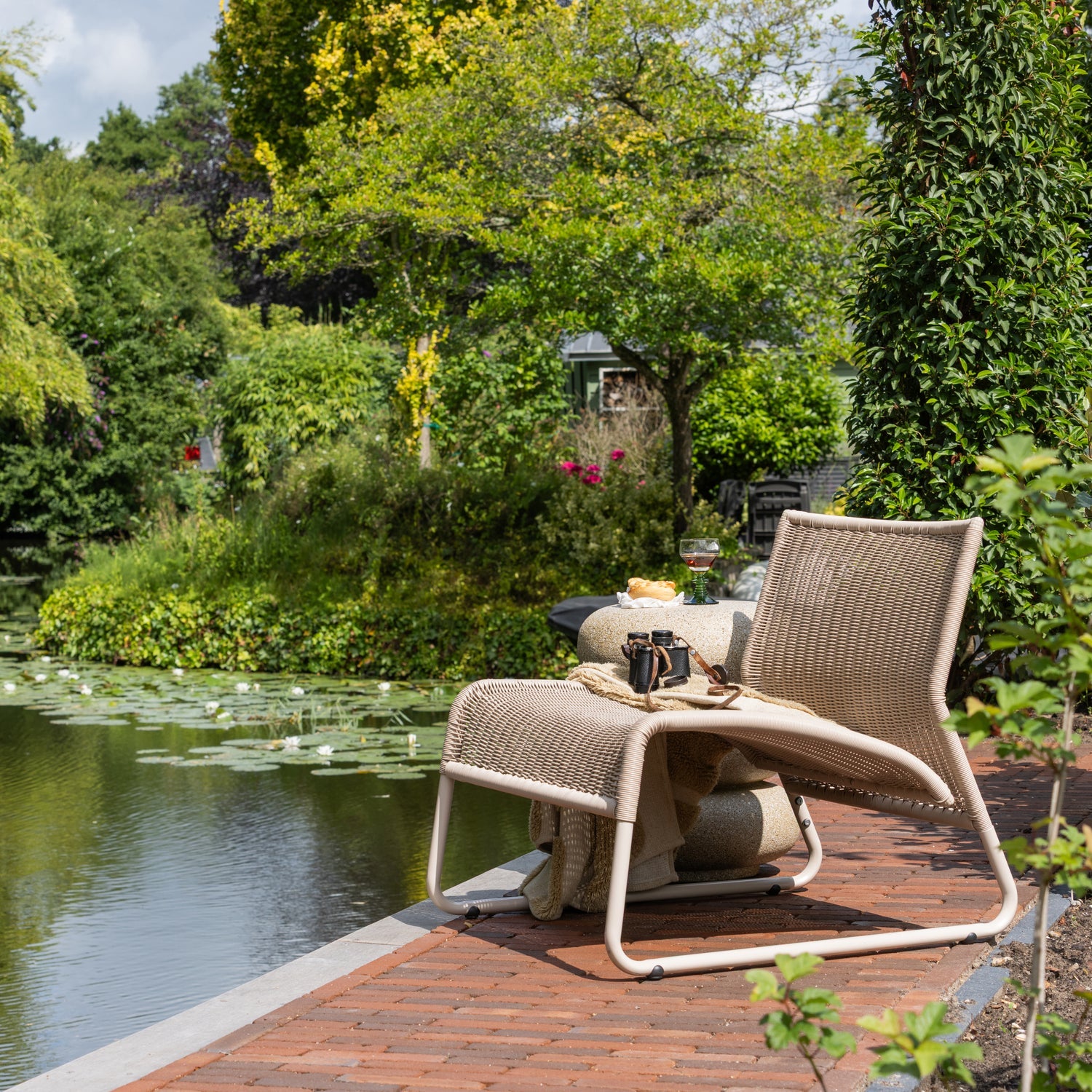 West tuin loungestoel zand