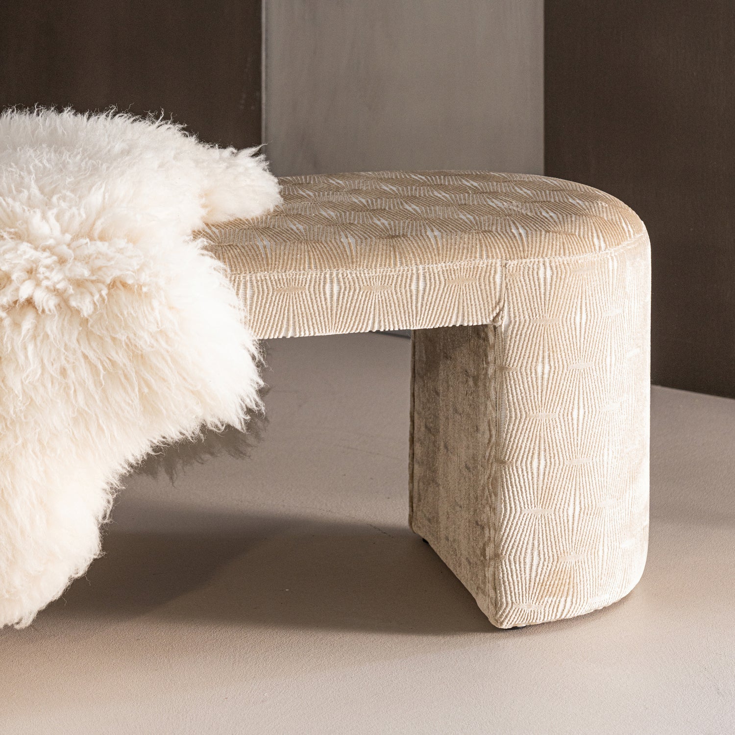 Jacob gestoffeerd bankje streep