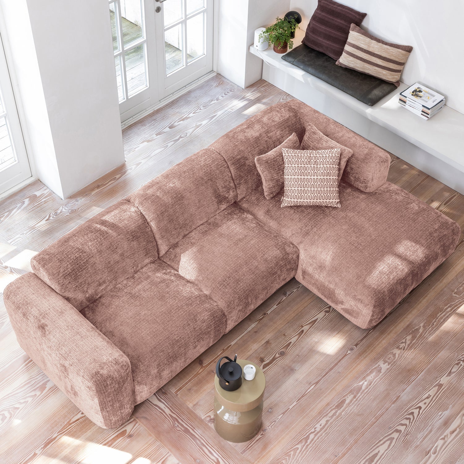 Lounge Bank Chaise Cloud links