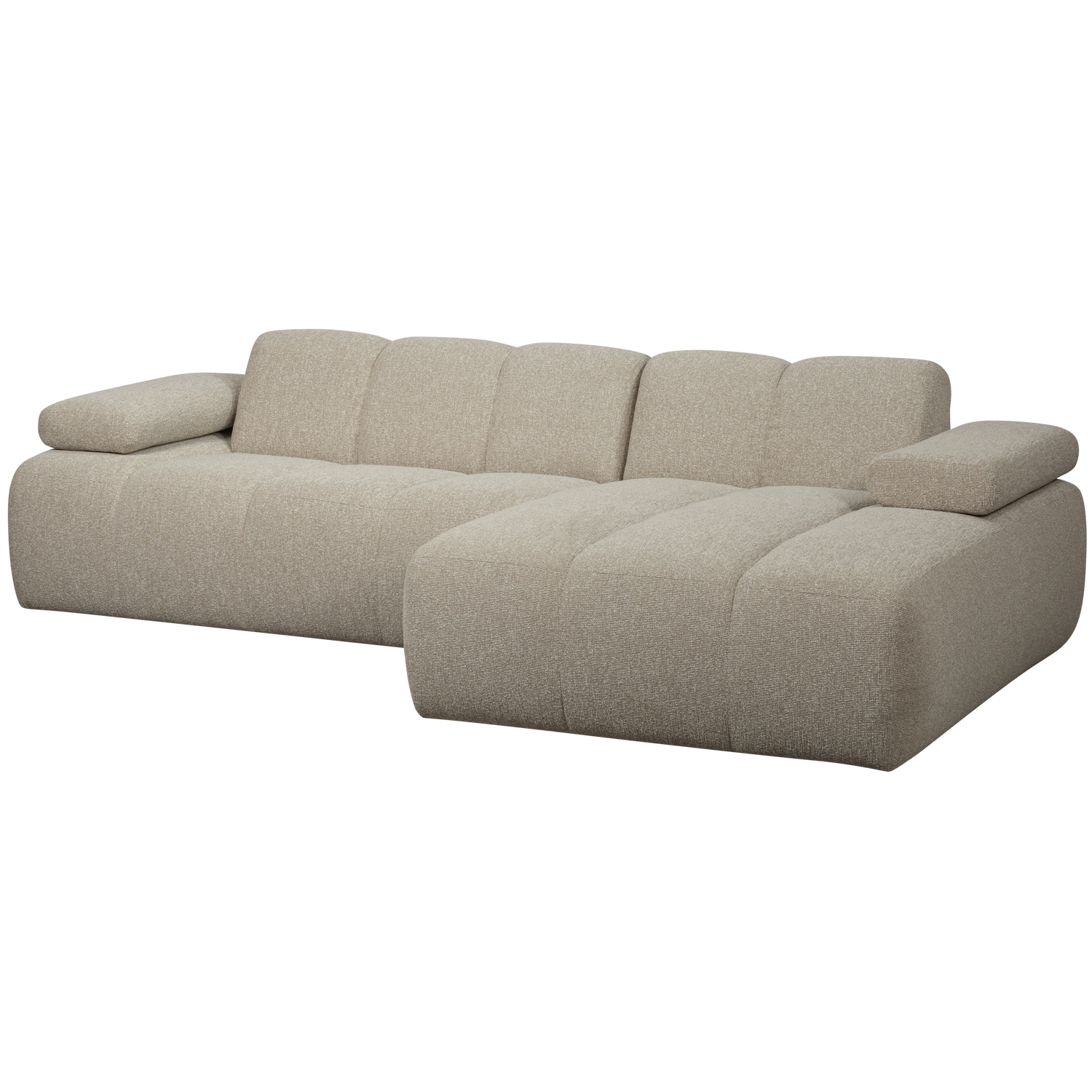 Bank Mojo rechts - Boucle beige Melange