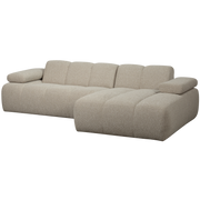 Bank Mojo rechts - Boucle beige Melange