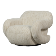 Fauteuil Folke - Chenille naturel Melange