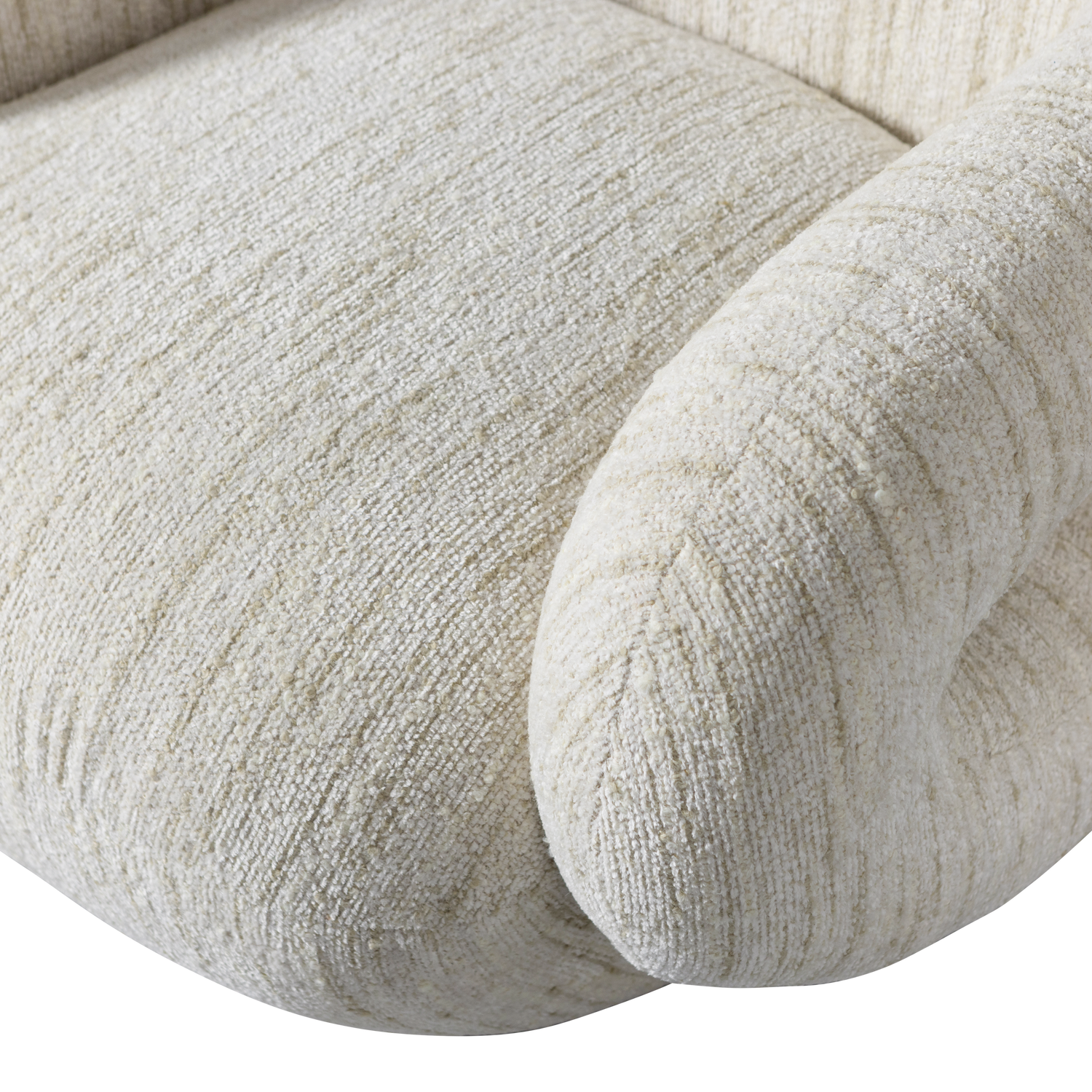 Fauteuil Folke - Chenille naturel Melange