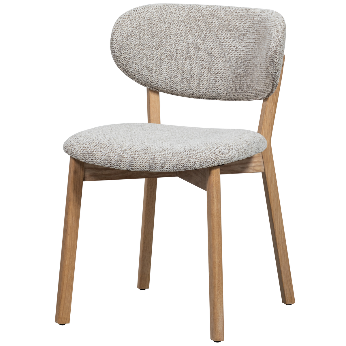 UDAR NATURAL DINING CHAIR WITH NATURAL WOODEN FRAME