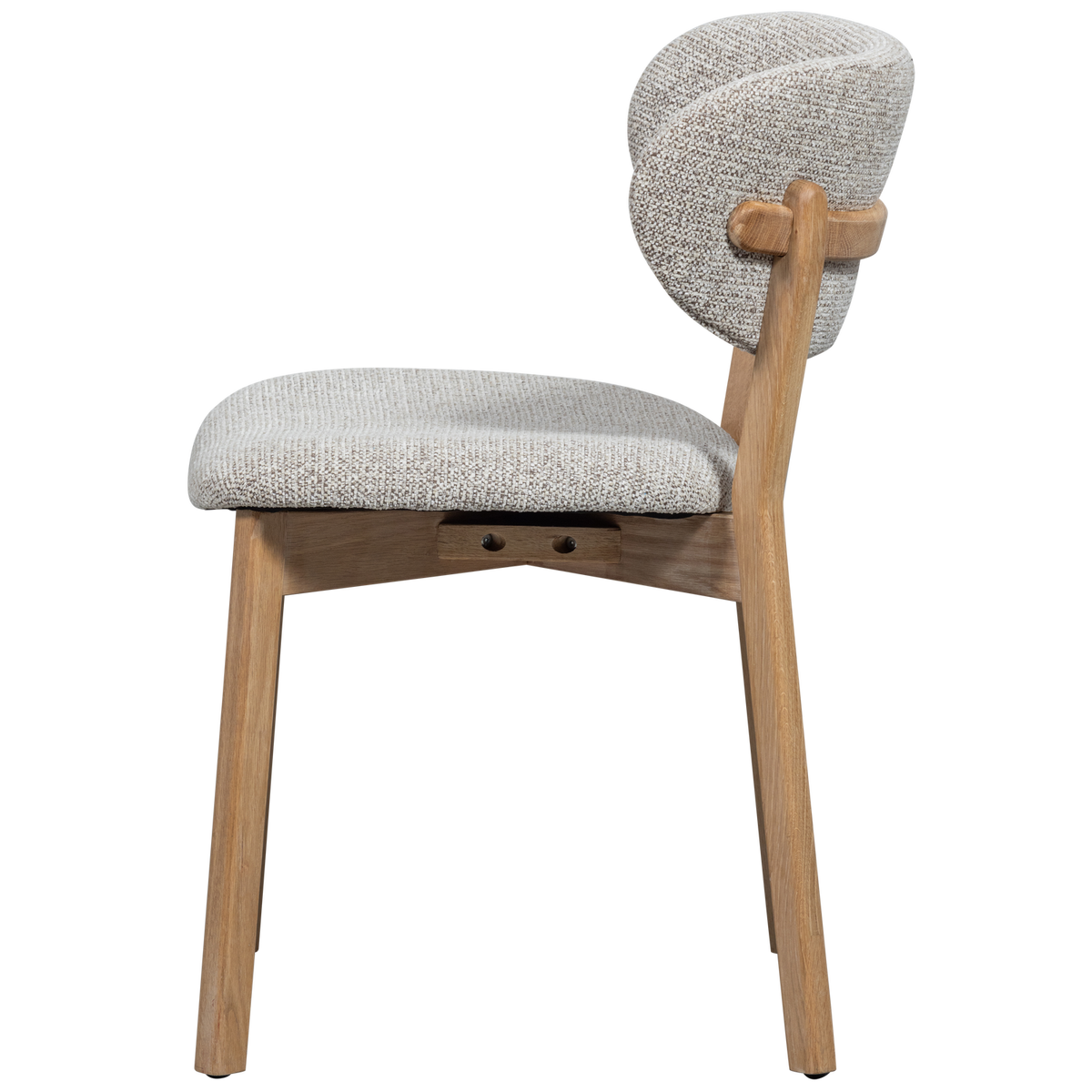 UDAR NATURAL DINING CHAIR WITH NATURAL WOODEN FRAME