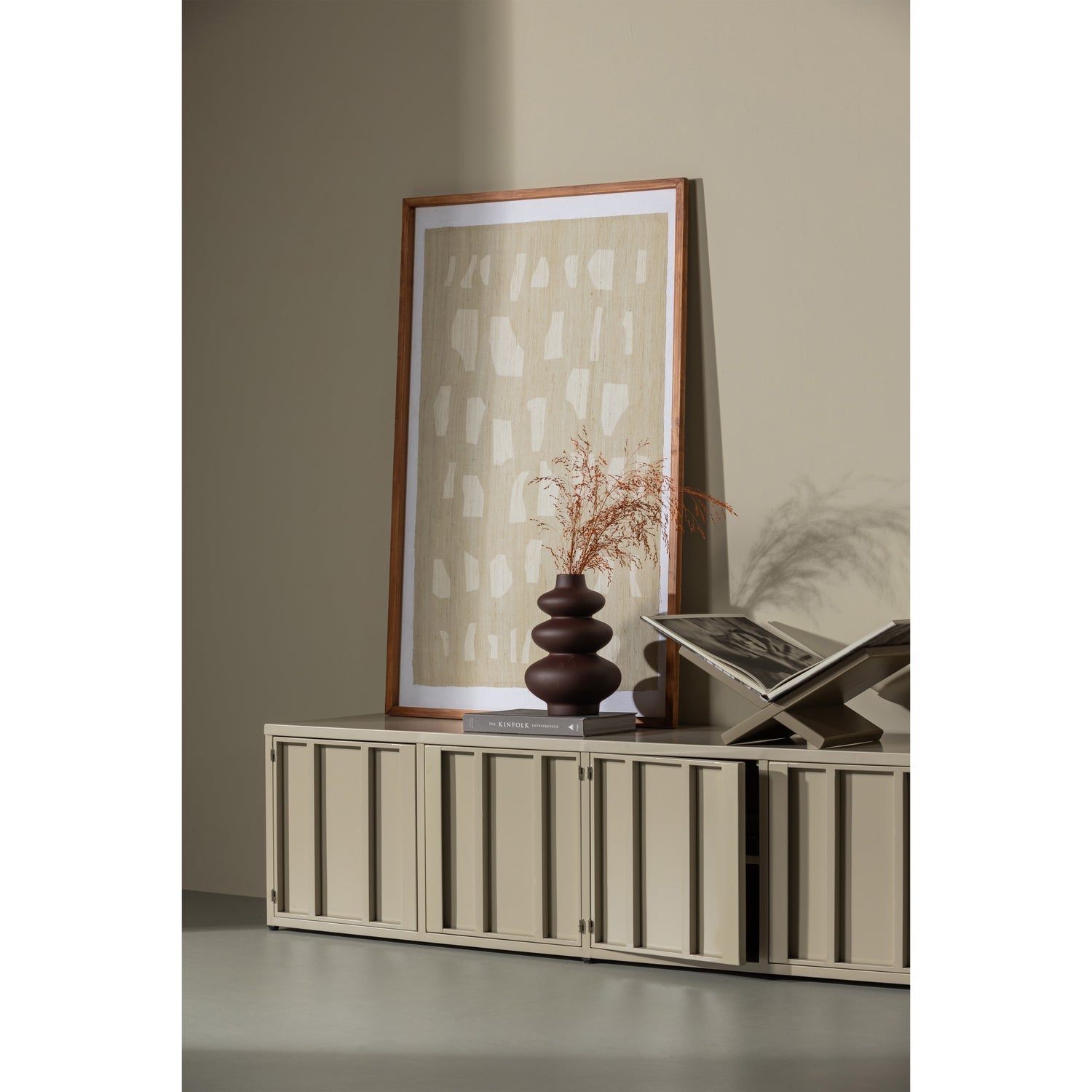 Tv meubel Level metaal zand 44 x 160 cm