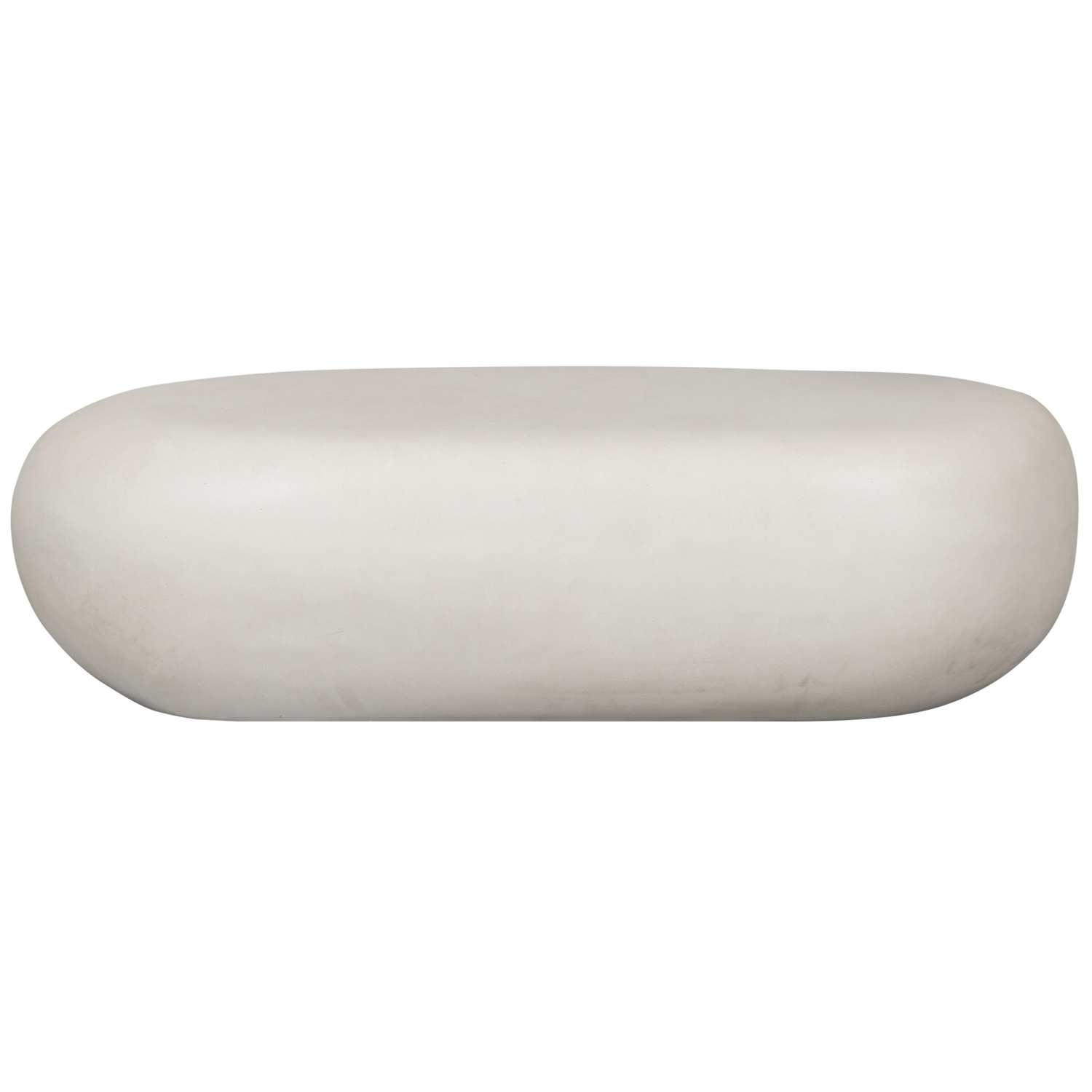 PEBBLE SALONTAFEL BETONLOOK WIT 28X100X43 CM