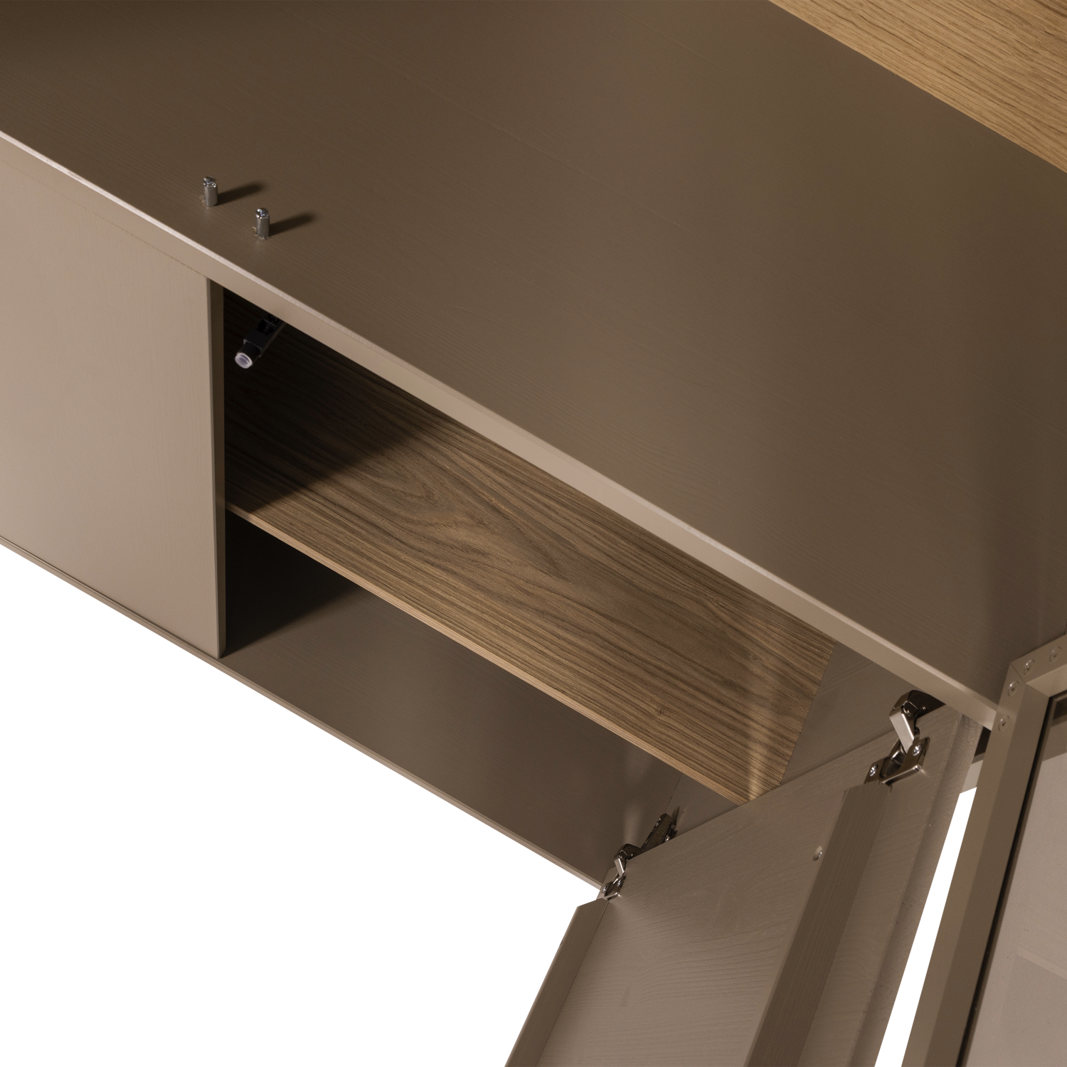 CASA BUFFET CUPBOARD PINE MUD [fsc]