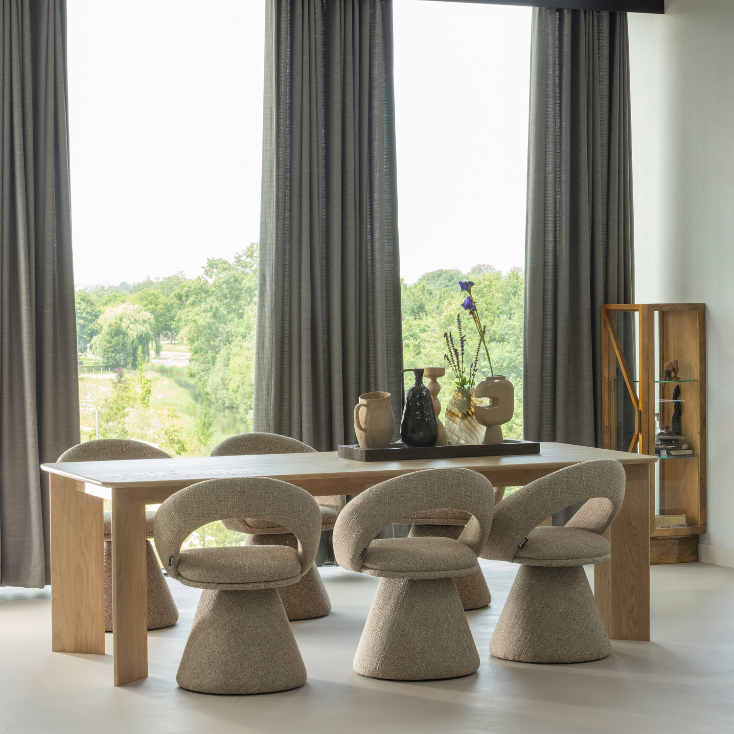 KELLA 1-DOOR CABINET MANGO WOOD NATURAL