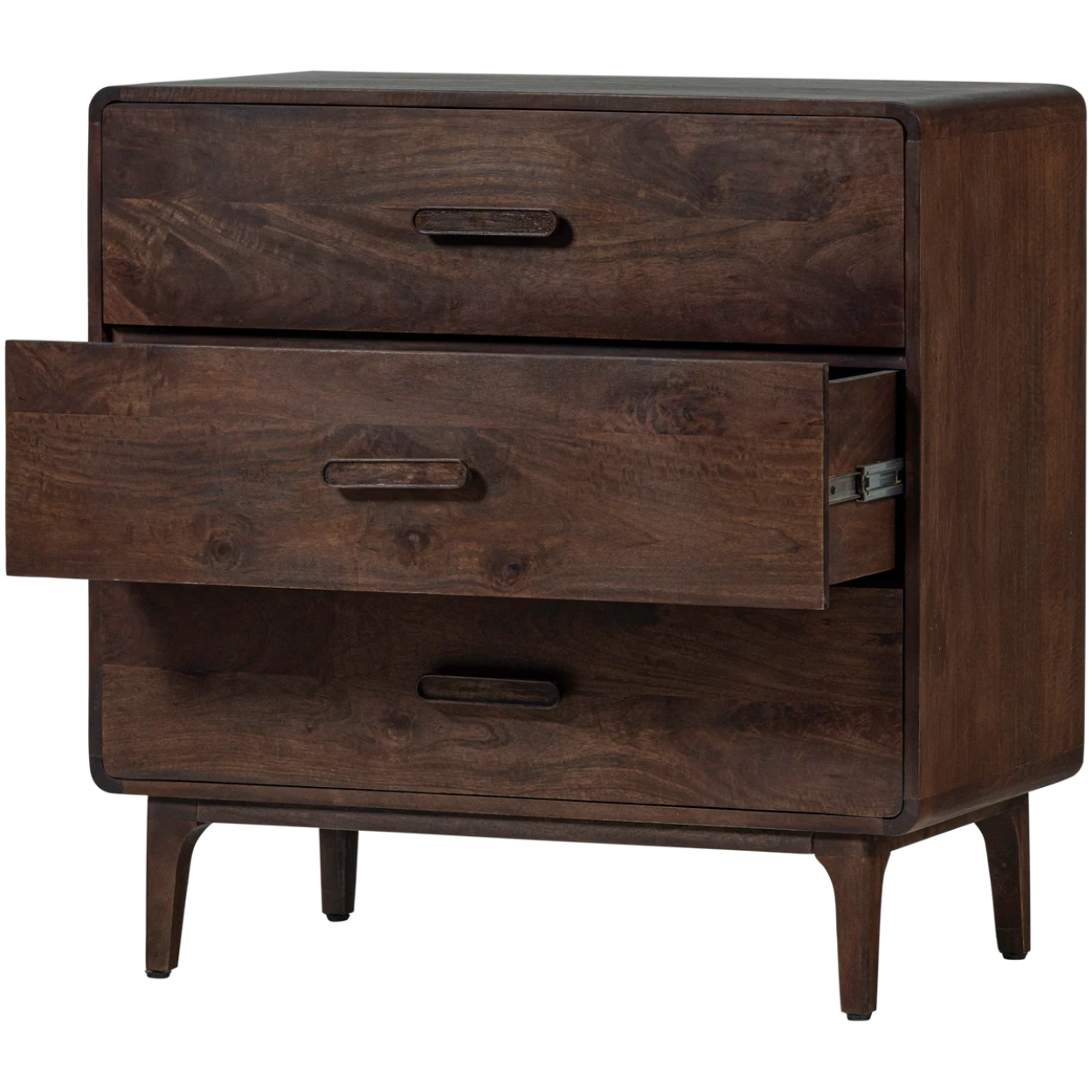 LIYA CHEST OF DRAWERS MANGO WOOD DARK BROWN