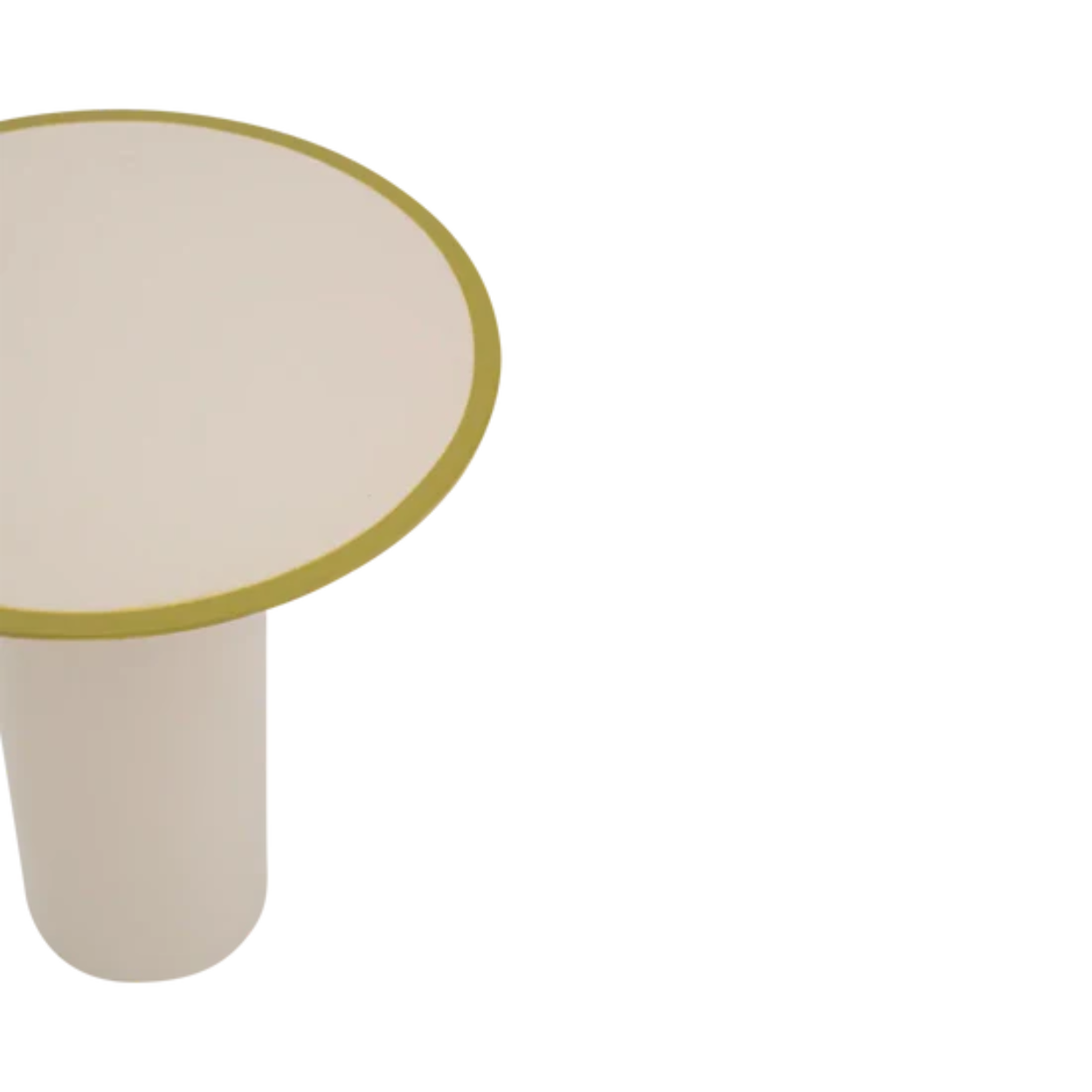 Side table Tiro, Almond milk