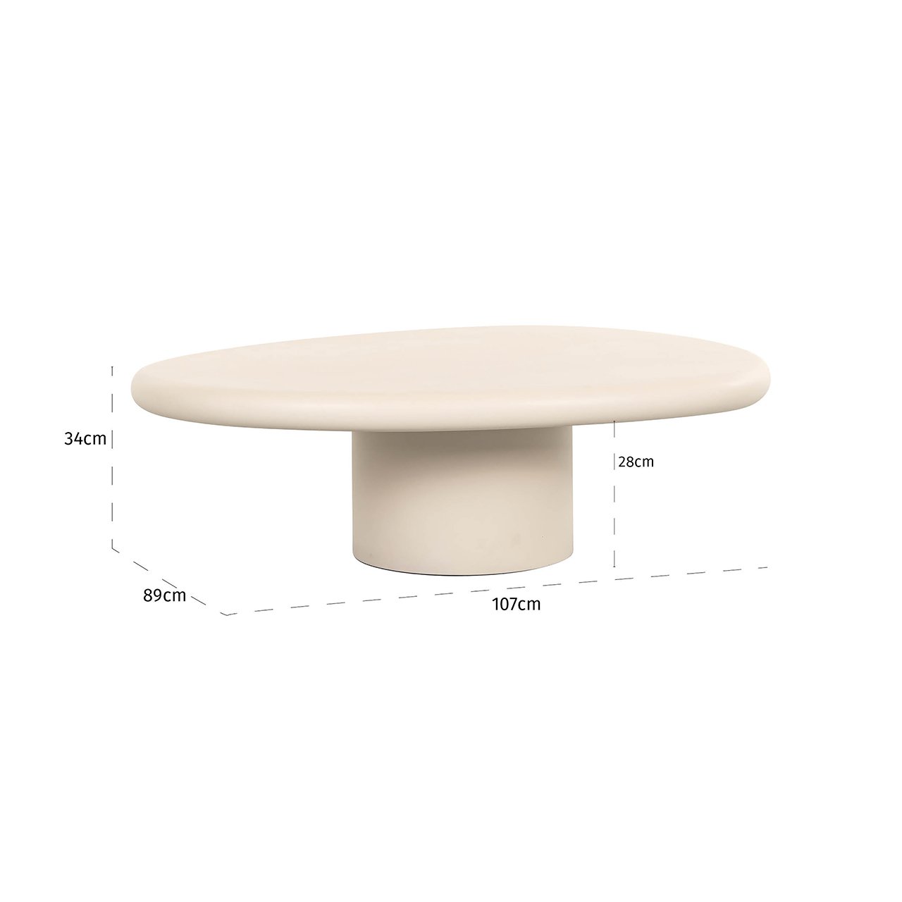 Salontafel Clayton Beige