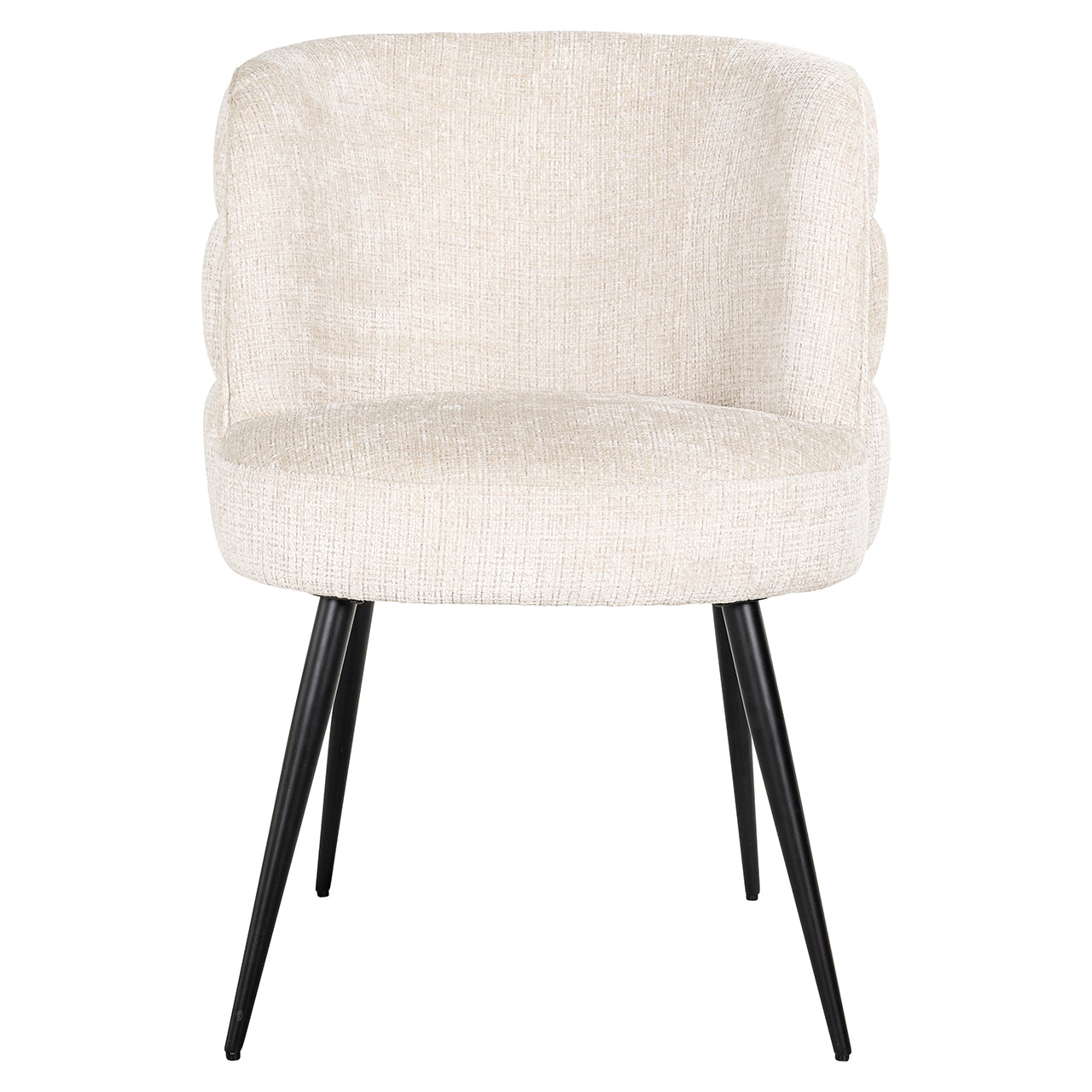 Eetkamerstoel Stella beige chenille fire retardant (Niagara 902 beige Chenille)