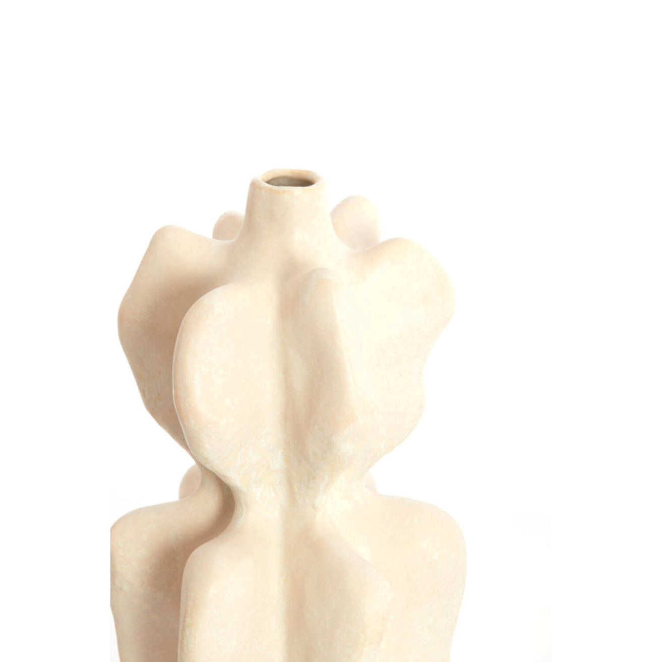 Vaas Nara 19x17x37 cm creme