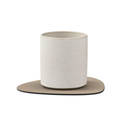 Onderzetter glass mat curve Clay brown