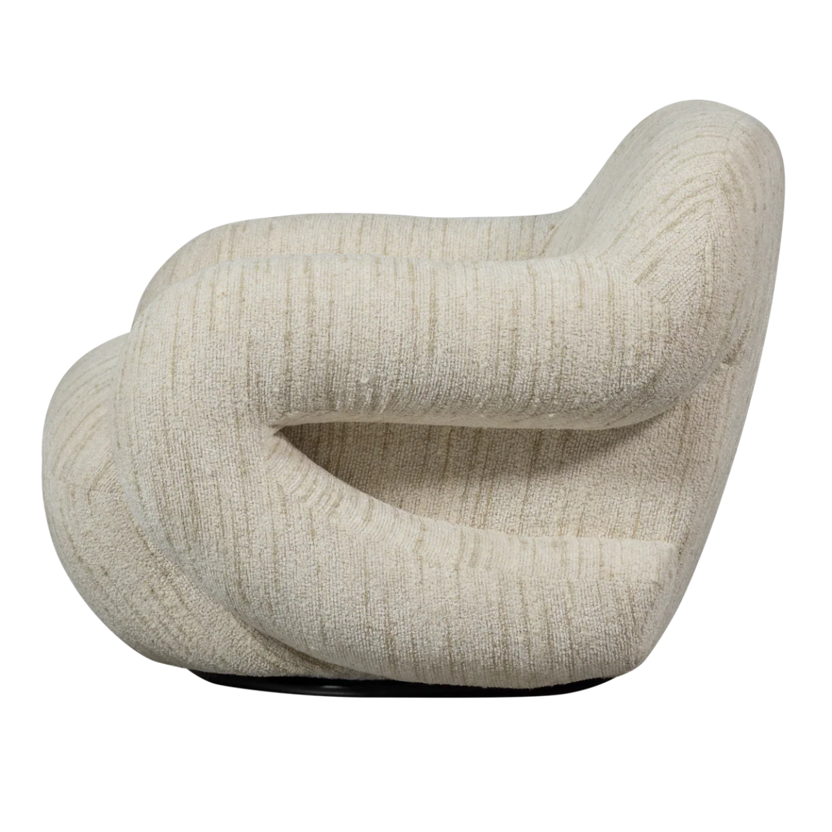 Fauteuil Folke - Chenille naturel Melange