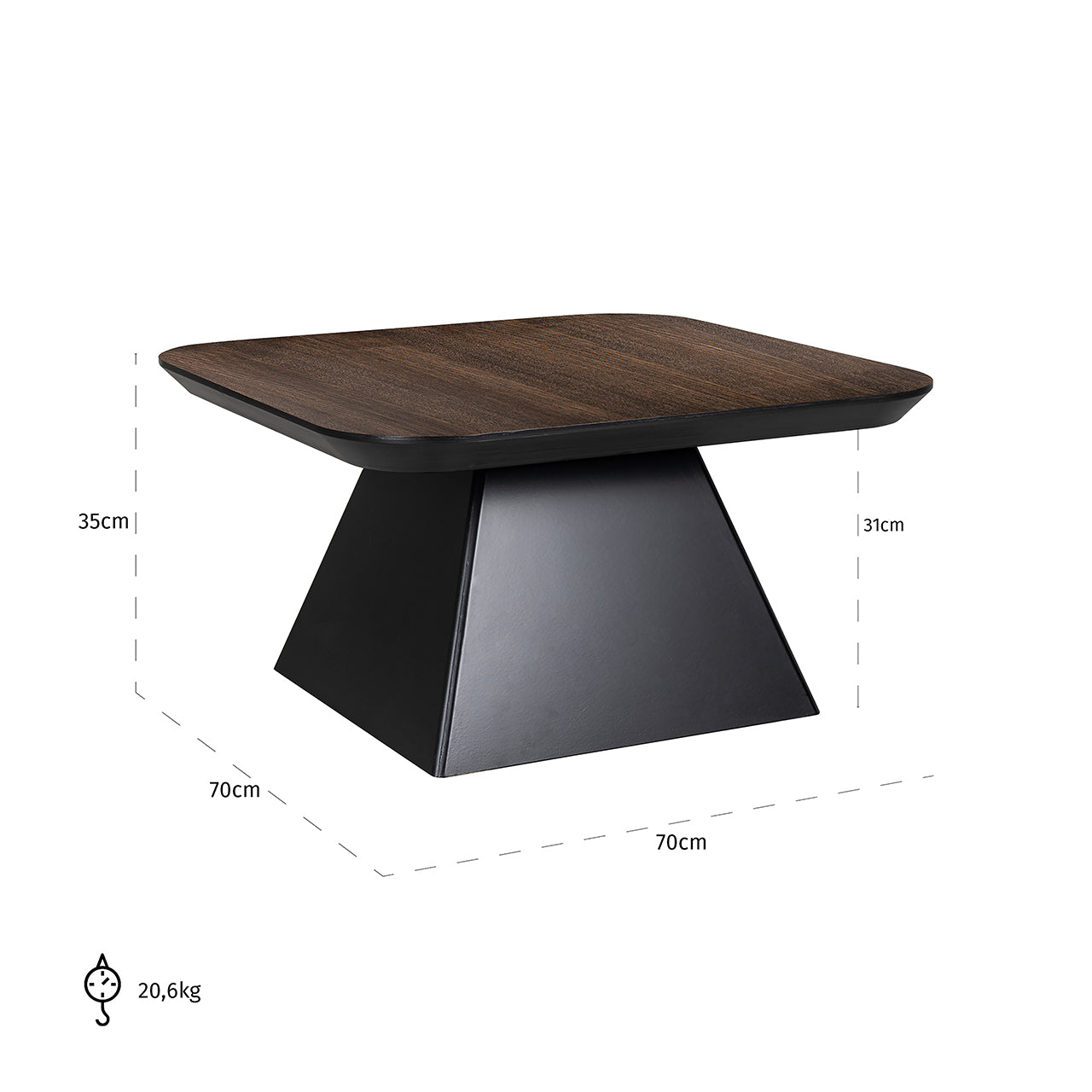 Salontafel Bonvoy brown