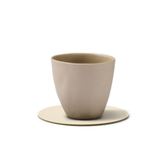 Onderzetter glass mat cirkel Vanilla