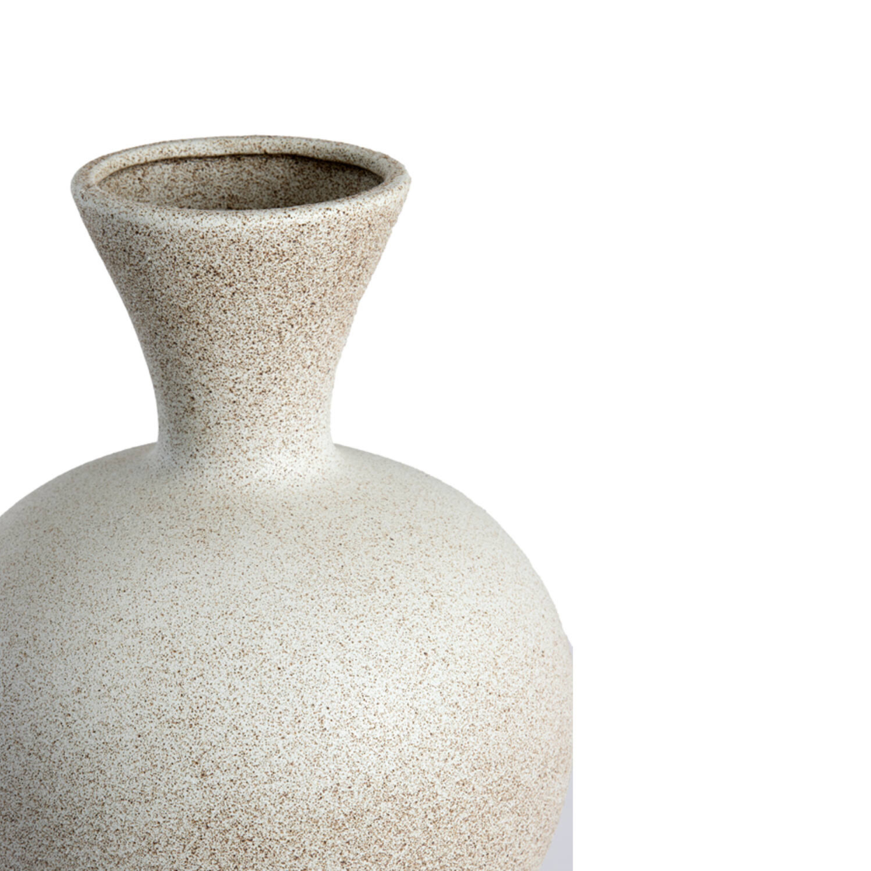 Vaas Sulmona Ø25x38,5 cm mat creme