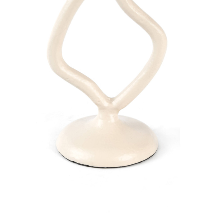 Kandelaar Jezra creme 9,5 x 18,5 cm
