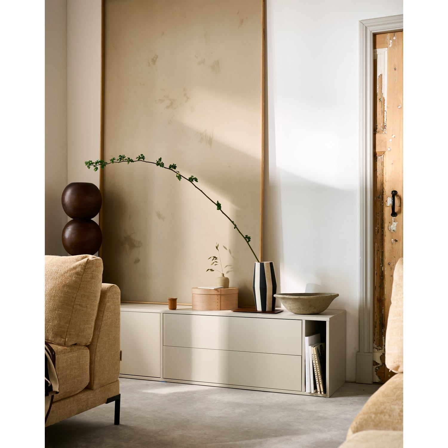 SETTLE DOWN TV MEUBEL 200 CM GRENEN DUST [fsc]
