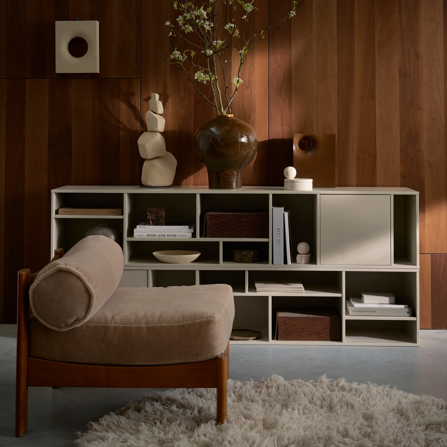 Bank+Wandmeubel Letter XL