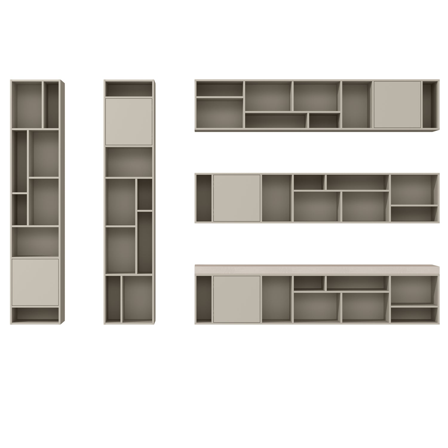 Bank+Wandmeubel Letter XL