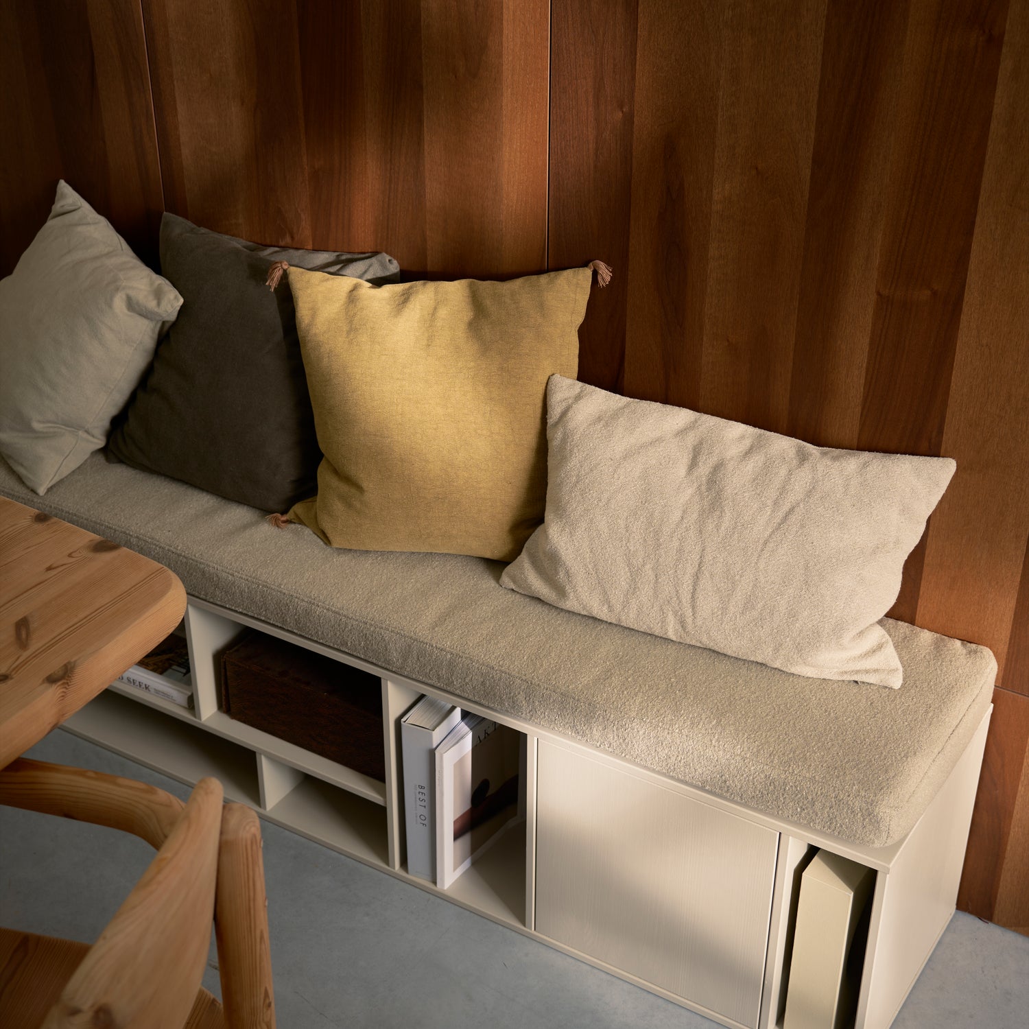 Bankje Letterbank XL incl. Zitkussen