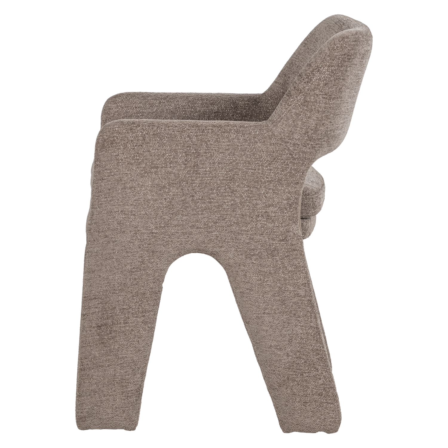 Eetkamerstoel Bigfoot - Chenille - Taupe