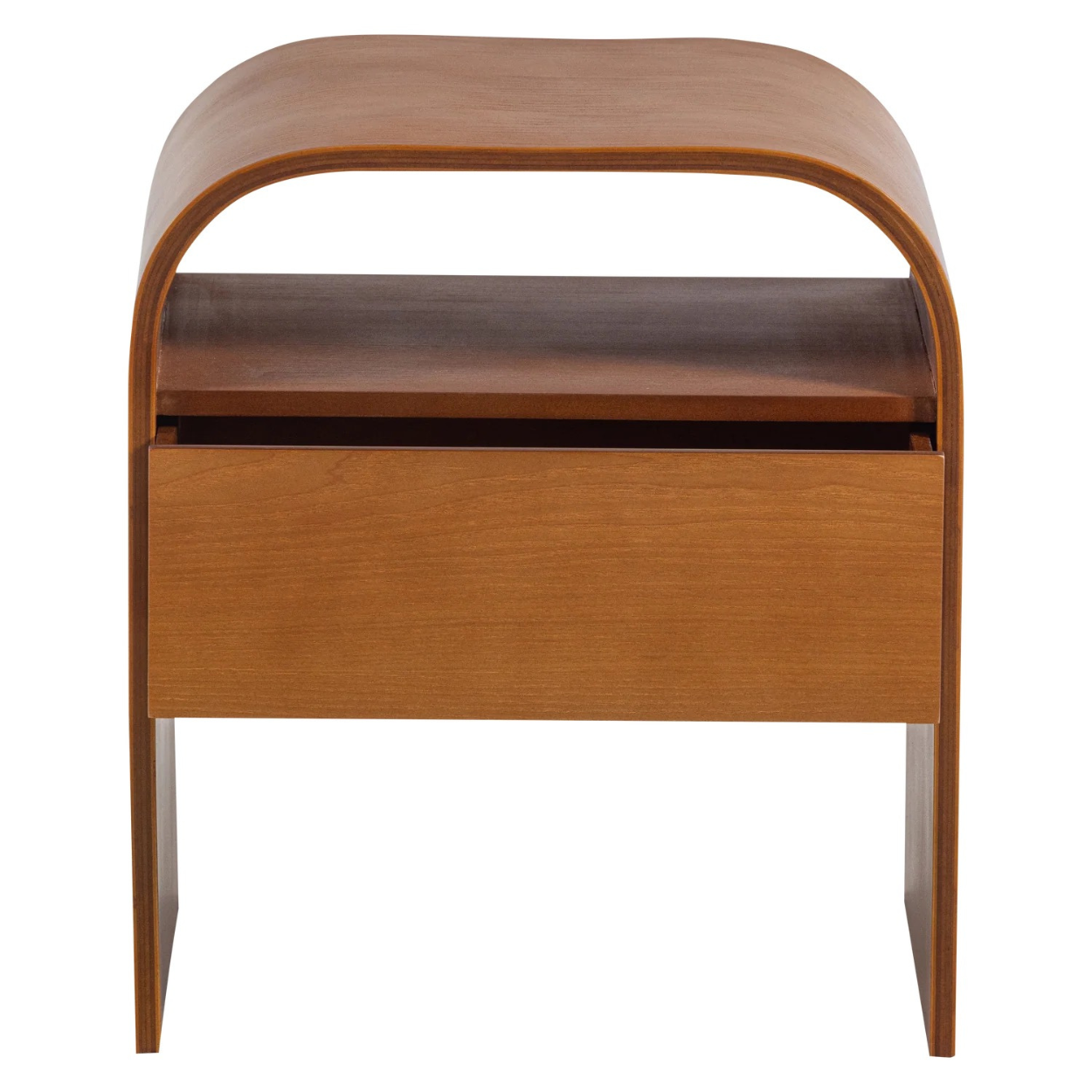 Momo nachtkastje/bijzettafel hout bruin